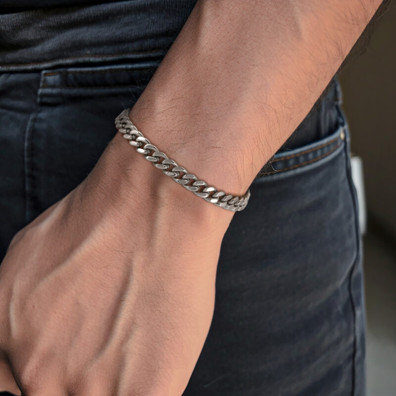 Mens Silver Bracelet