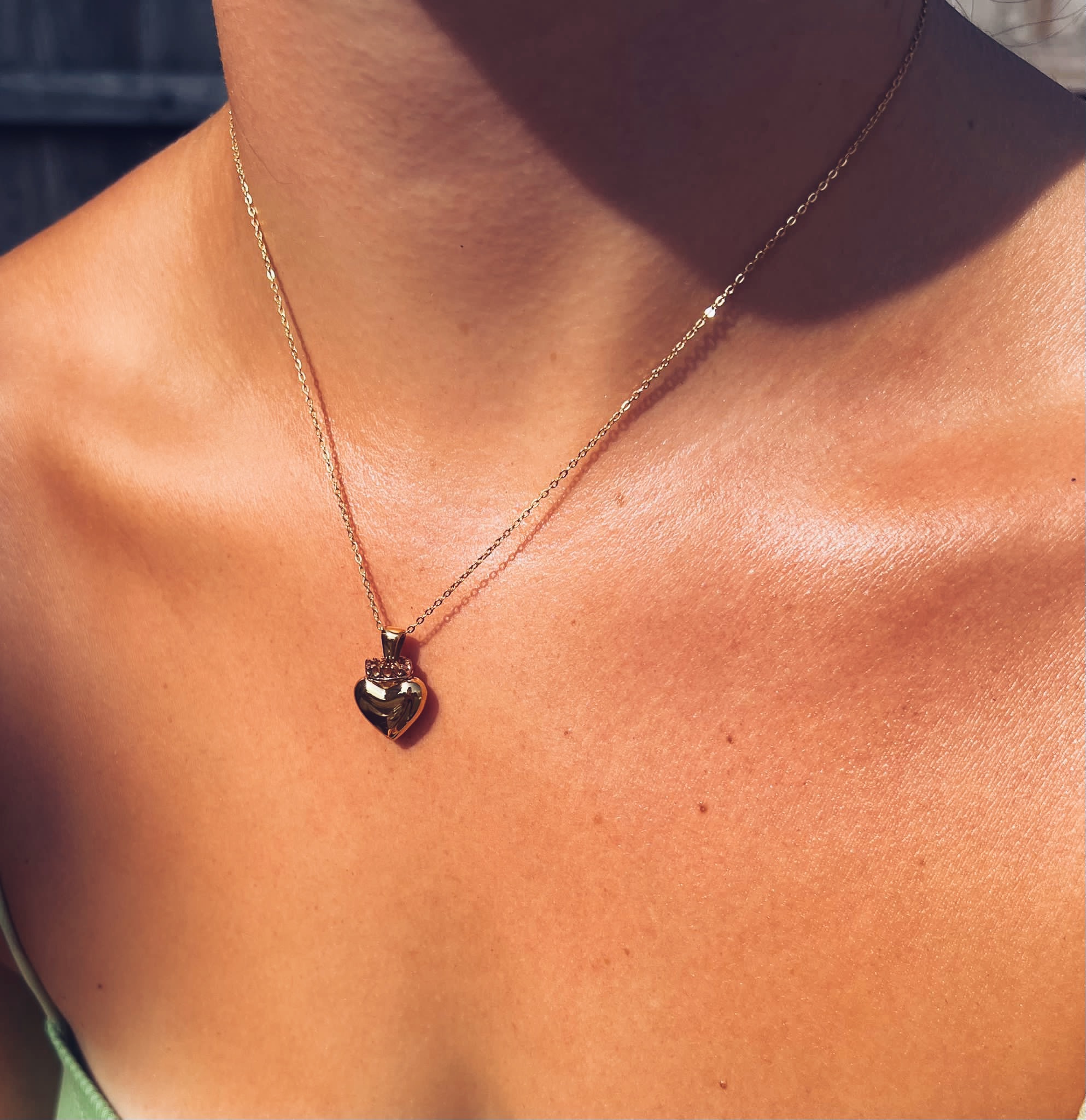 Men's heart necklace deals