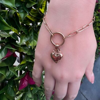 Rose Gold Heart Bracelet