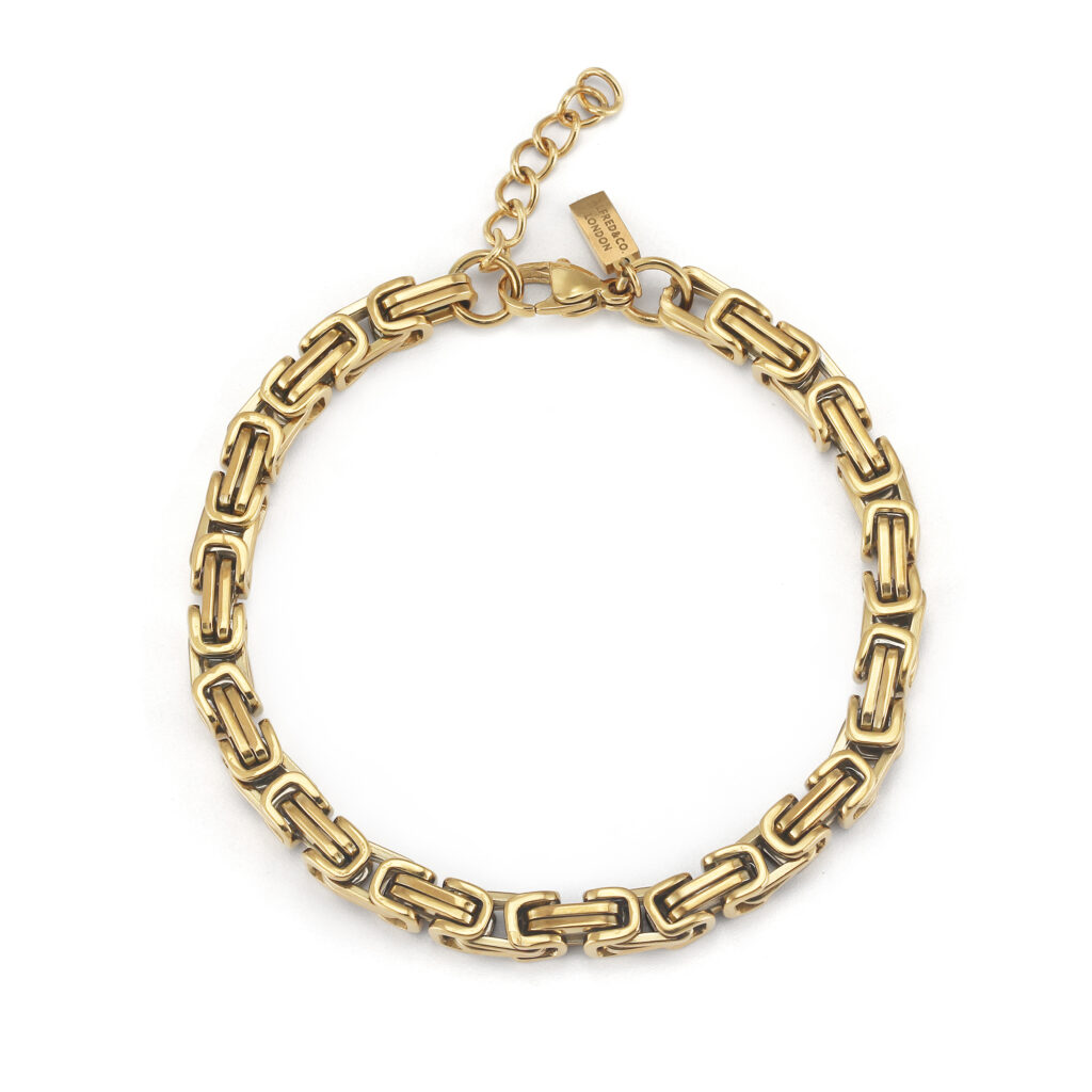 Mens Silver Rope Bracelet 4mm Width Alfred & Co. London