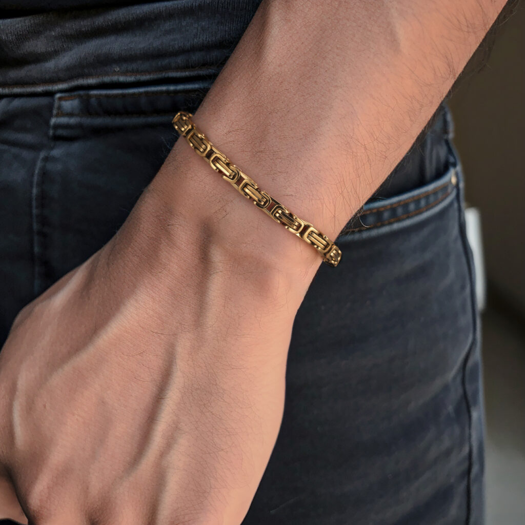 Mens Silver Rope Bracelet 4mm Width Alfred & Co. London