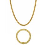 CUBAN CHAIN & BRACELET SET (GOLD) | 6MM WIDTH | Miami