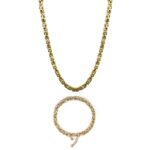 BYZANTINE NECKLACE & BRACELET SET (GOLD) | 5MM WIDTH | HEAT