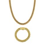 CUBAN CHAIN & BRACELET SET (GOLD) | 10MM WIDTH | BROOKLYN