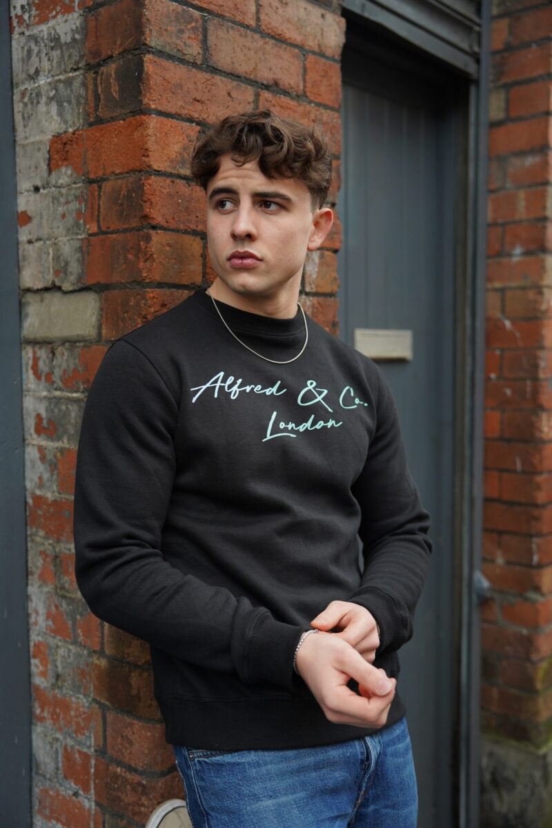 Mens Black Jumper