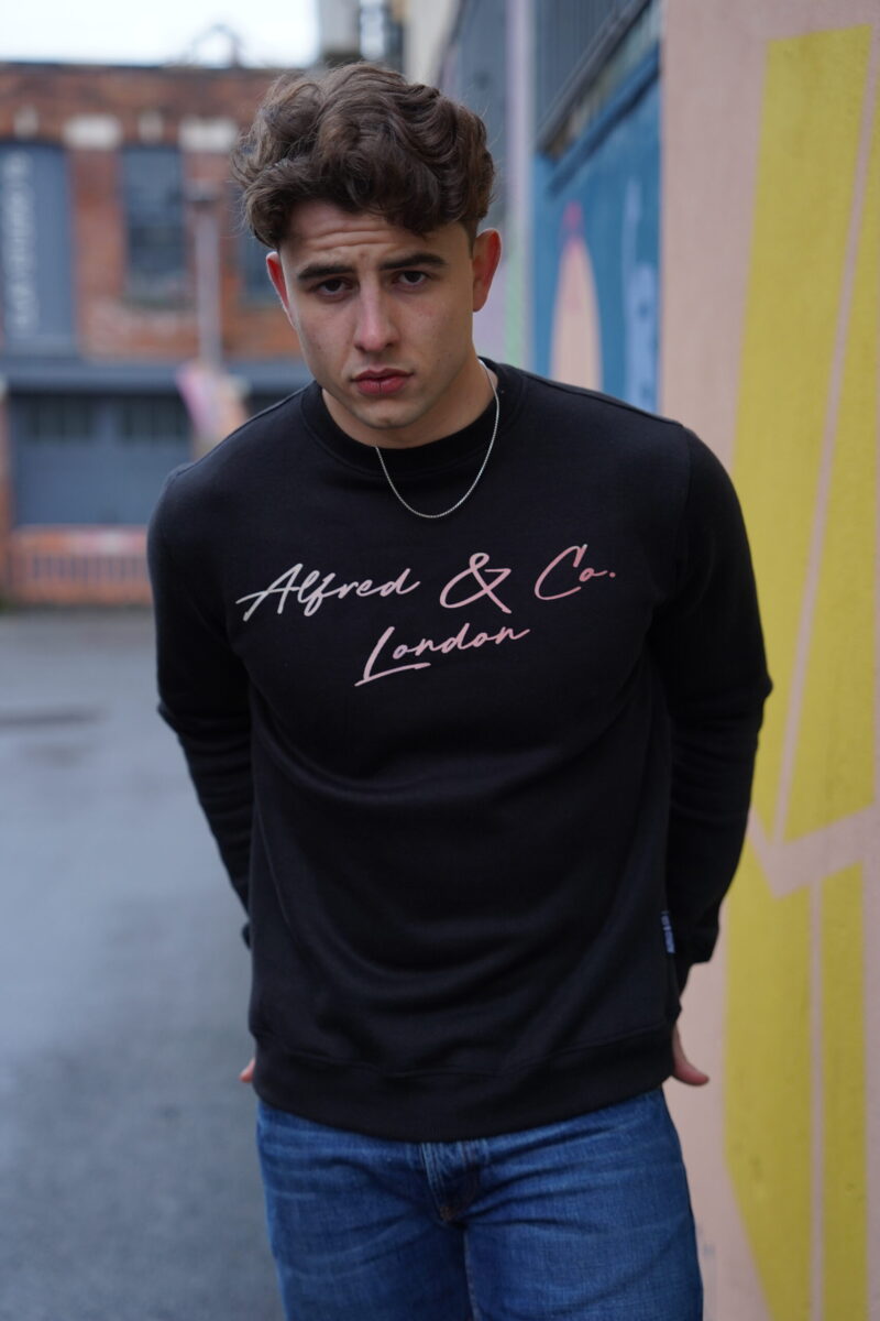Mens Black Jumper