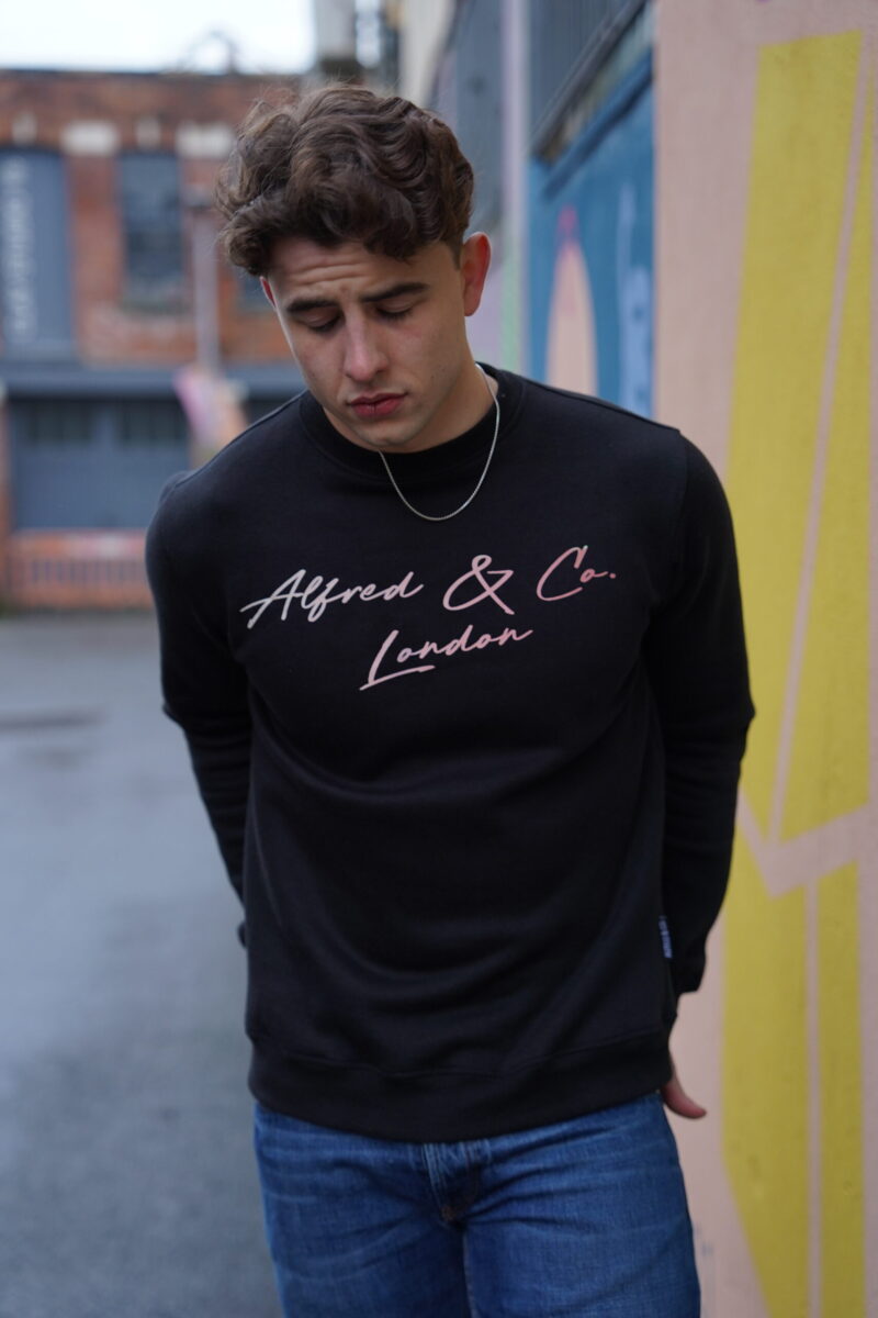Mens Black Jumper