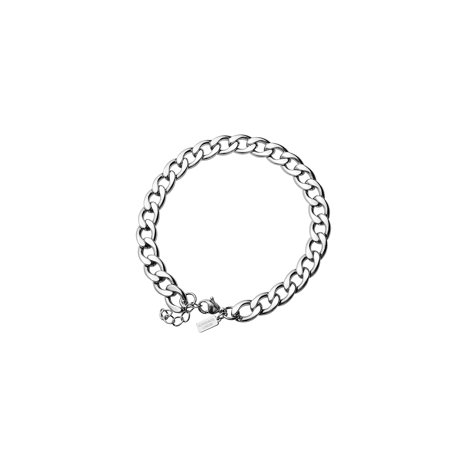 ALFRED ＆ CO−NEW VINTAGE Mens Silver Chain Rope Style by Alfred & Co. Jewellery - YouTube