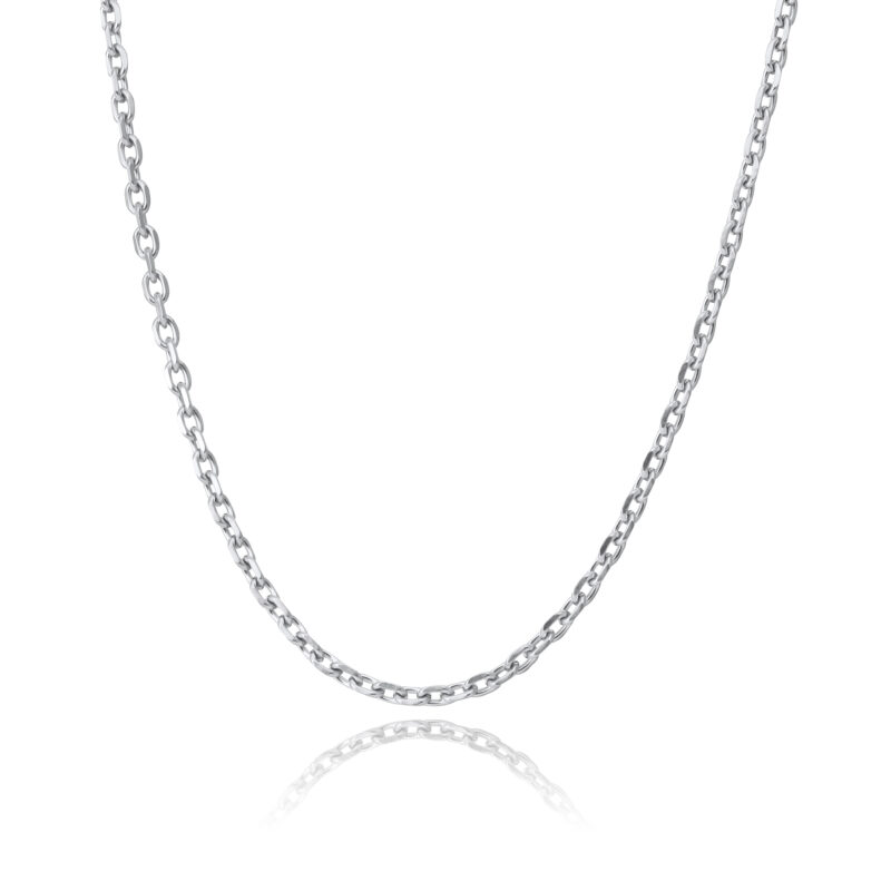Silver Anchor Chain Necklace
