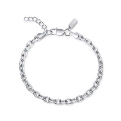 Silver Anchor Bracelet 5mm