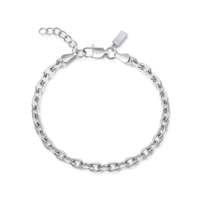 Silver Anchor Bracelet 5mm