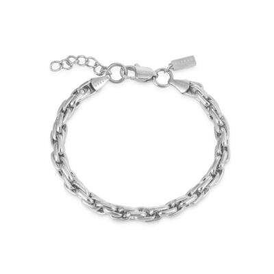 Silver Twist Bracelet 5mm