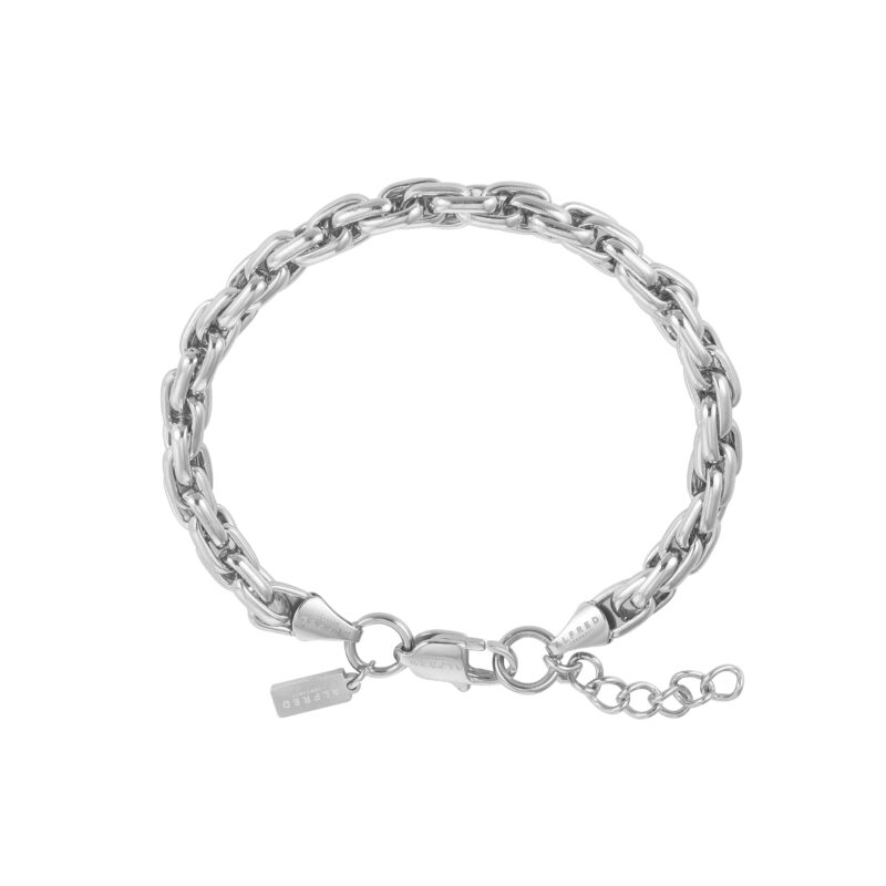 Silver Twist Bracelet 5mm