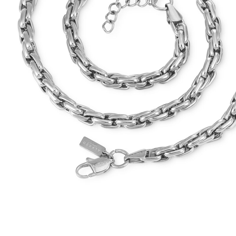 Twisted Necklace (Silver) | 5mm Width - Image 3