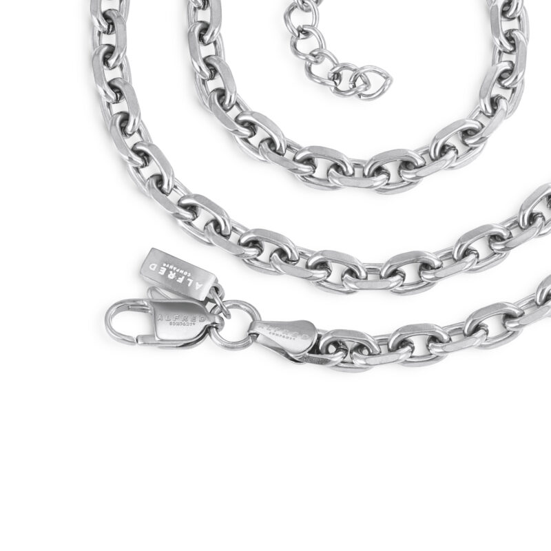 Silver Anchor Chain Necklace