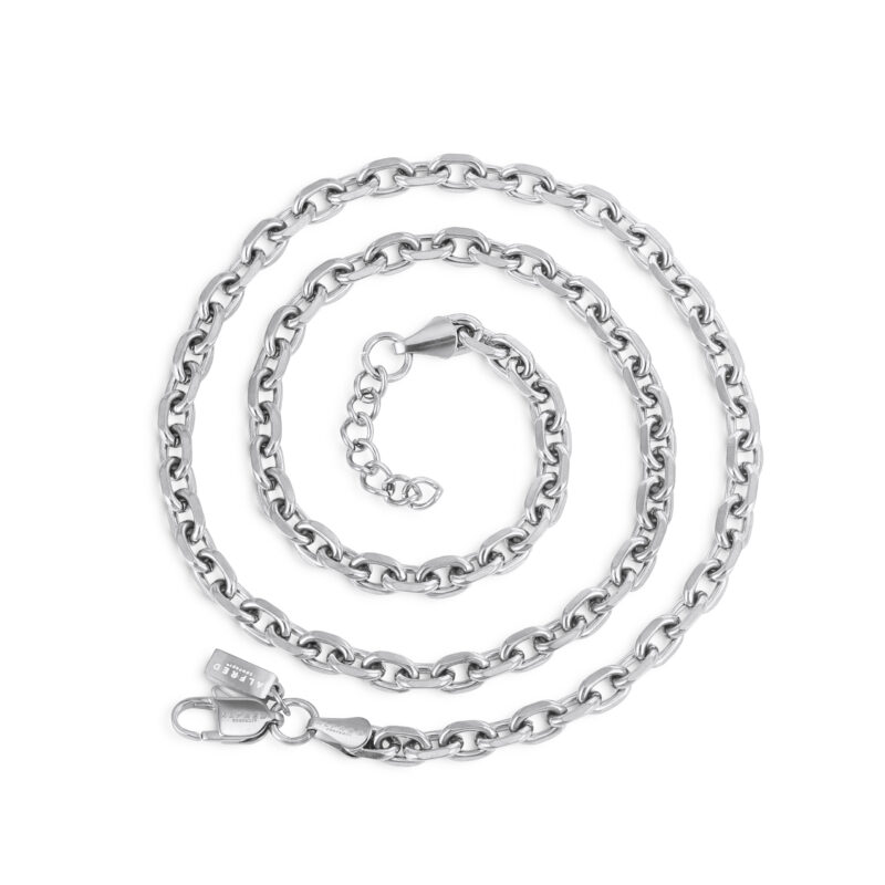 Silver Anchor Chain Necklace