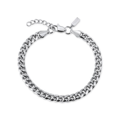 Silver Cuban Bracelet 6mm