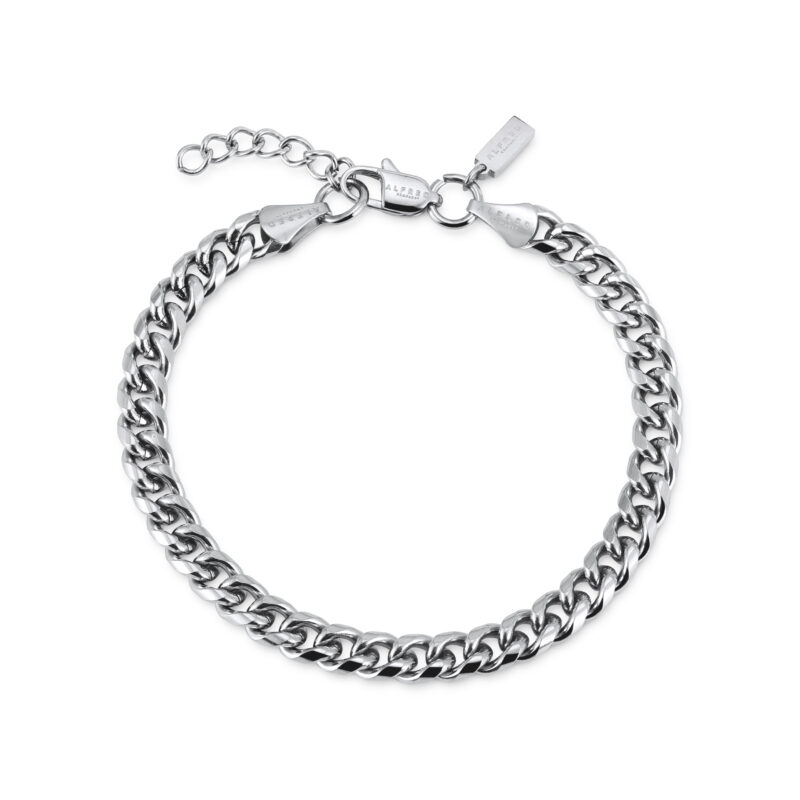 Silver Cuban Bracelet 6mm