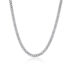 Silver Cuban Chain Necklace - 6mm Lobster Clasp