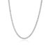 Silver Cuban Chain Necklace - 4mm Lobster Clasp