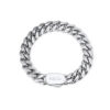 CUBAN BRACELET (SILVER-TONE) | 10MM WIDTH | BROOKLYN