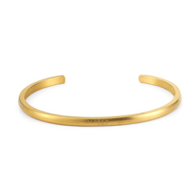 Mens Gold Cuff Bangle