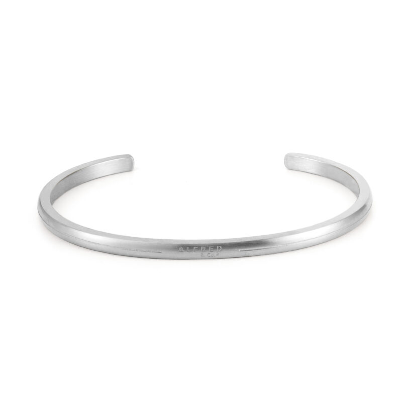 Mens Silver Cuff Bangle