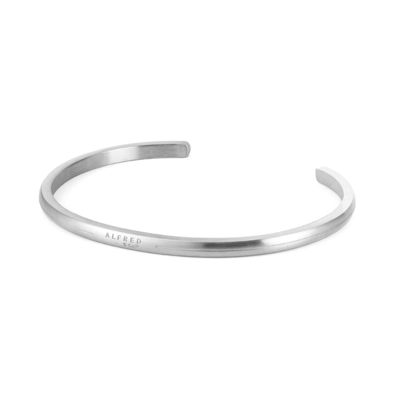 Mens Silver Cuff Bangle